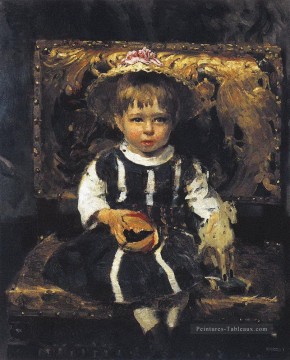 portrait de vera repina 1874 Ilya Repin Peinture à l'huile